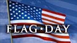 American Flag with the words Flag Day